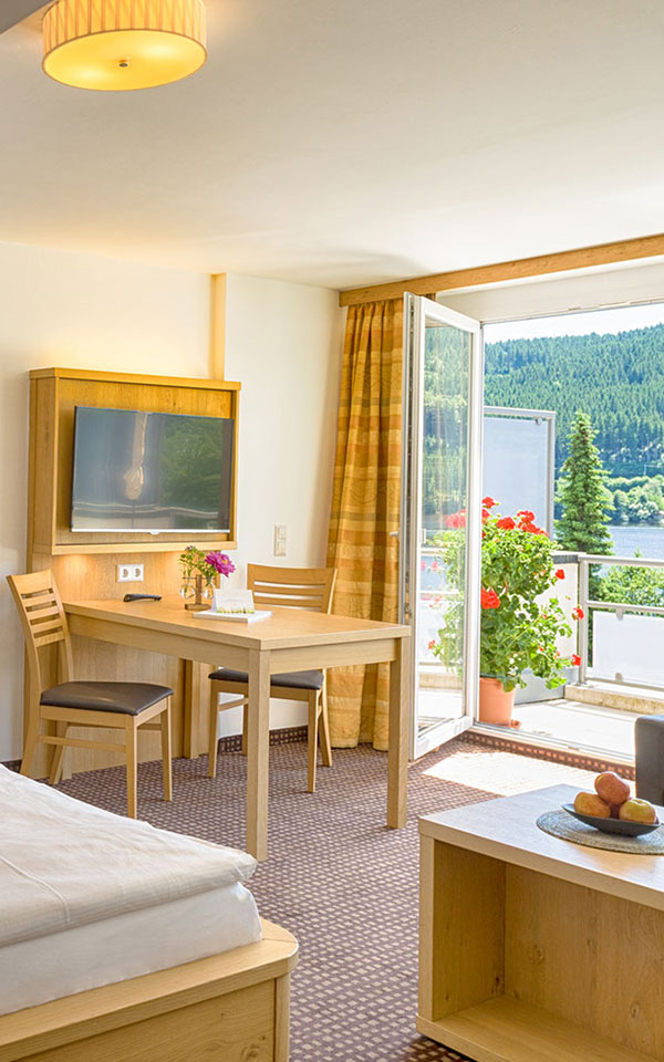 See Superior: Großzügige Räume mit Couch und Tisch